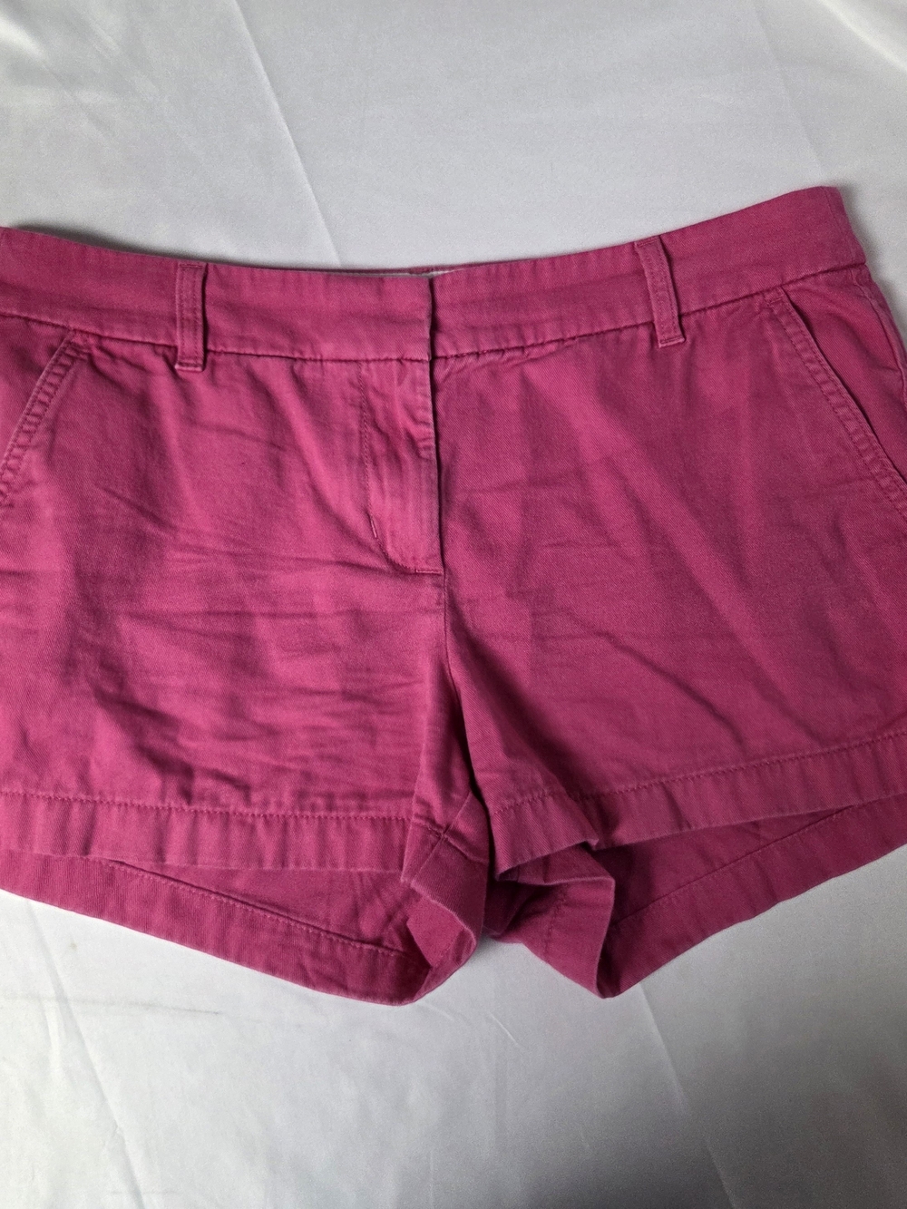 J. Crew Women's Pink Size 10 High-Rise Cotton Shorts